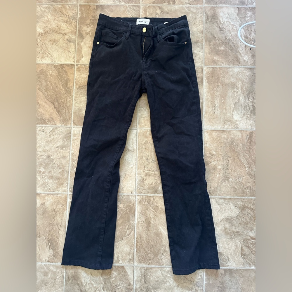 Frame Denim Charcoal Jeans
